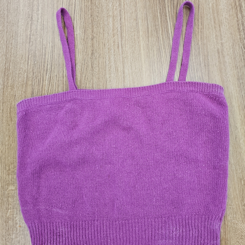 Lambswool And Angora Sexy Magenta Women's Tank Top